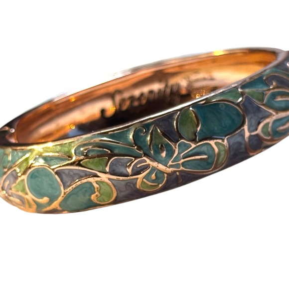 Thomas Kinkade Pools of Serenity Copper Wellness Bracelet 18k Rose Gold Plated - Picture 4 of 7